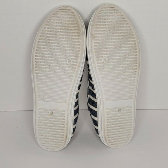 West Loop Womens size M (7-8) White w/ Grey Stripe - Picture 5 of 7